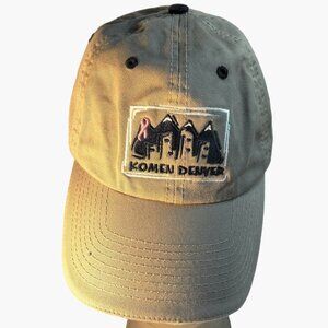Komen Denver Adjustable Baseball Cap Hat Pink Ribbon Breast Cancer Colorado